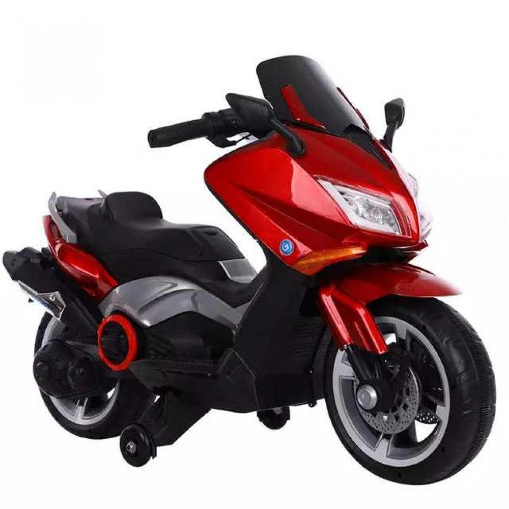 Bq 9188 Scooty: 12V Ride-On Thrills! Sporty Bike with Training Wheels – Let the Adventure Begin!