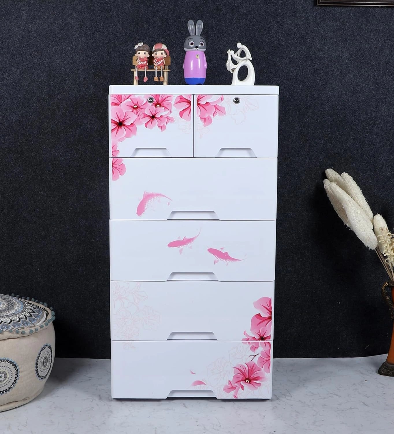 Little Explorers' 5-Drawer Chest Dream Room Ready Modern & Chic Kid's Storage