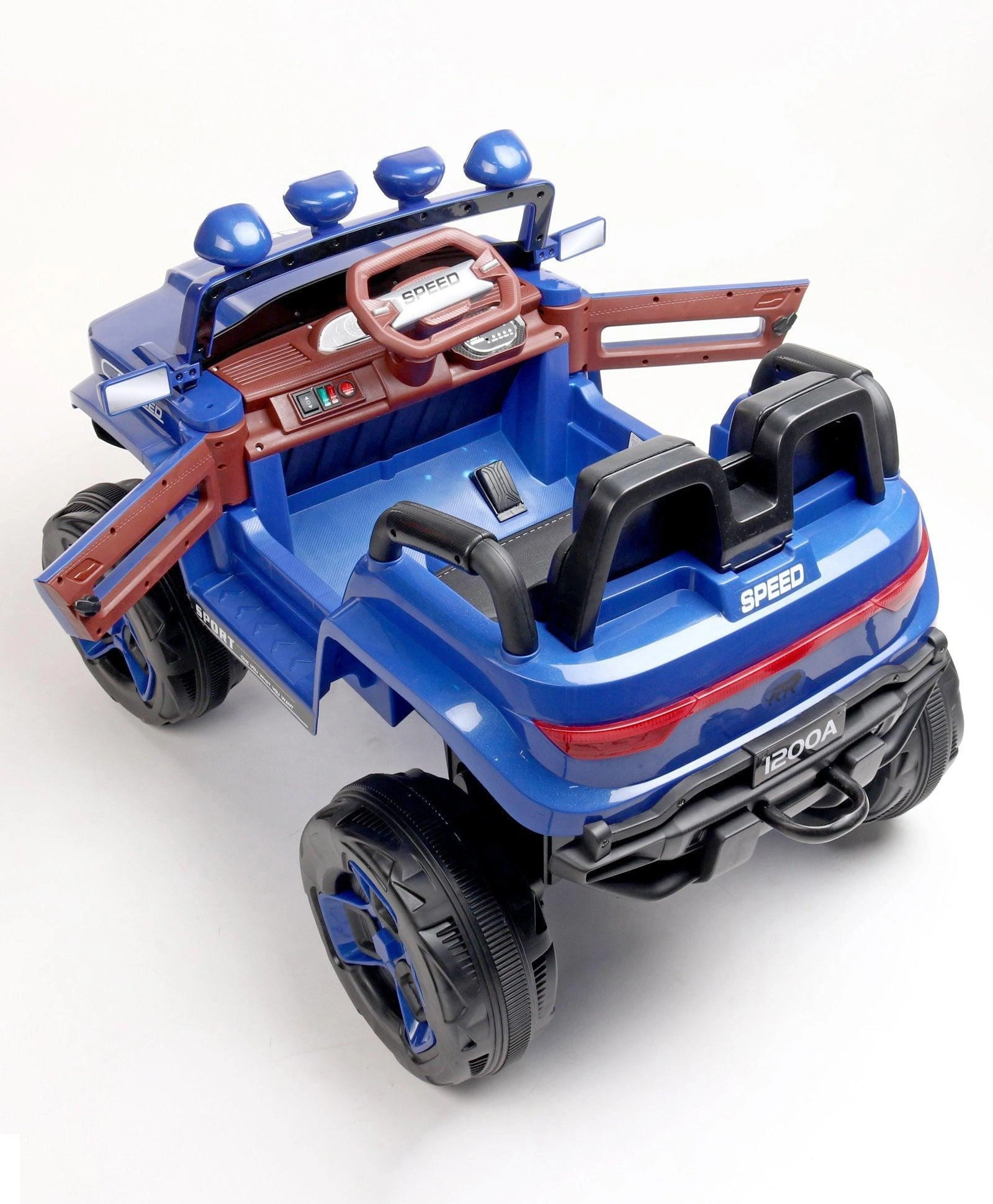Bugatti Jeep Ride On: Remote Control Fun for Kids, Button Start Action!