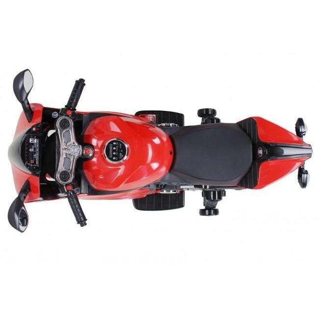 Revved Up Fun: 12V Ducati Ride-On Motorcycle for Cool Kids—Metallic Finish!